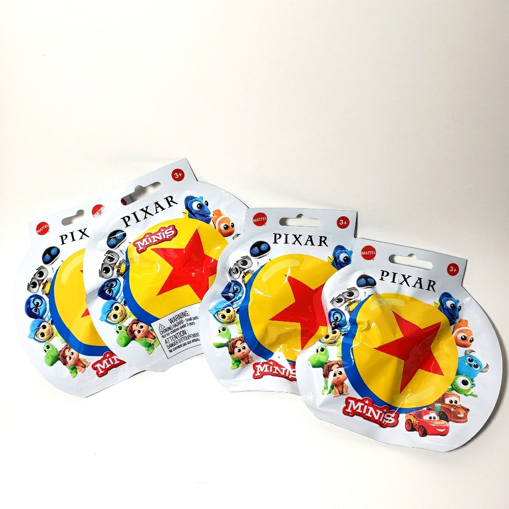 Disney Pixar Minis 2020 set of 4 Blind Bags